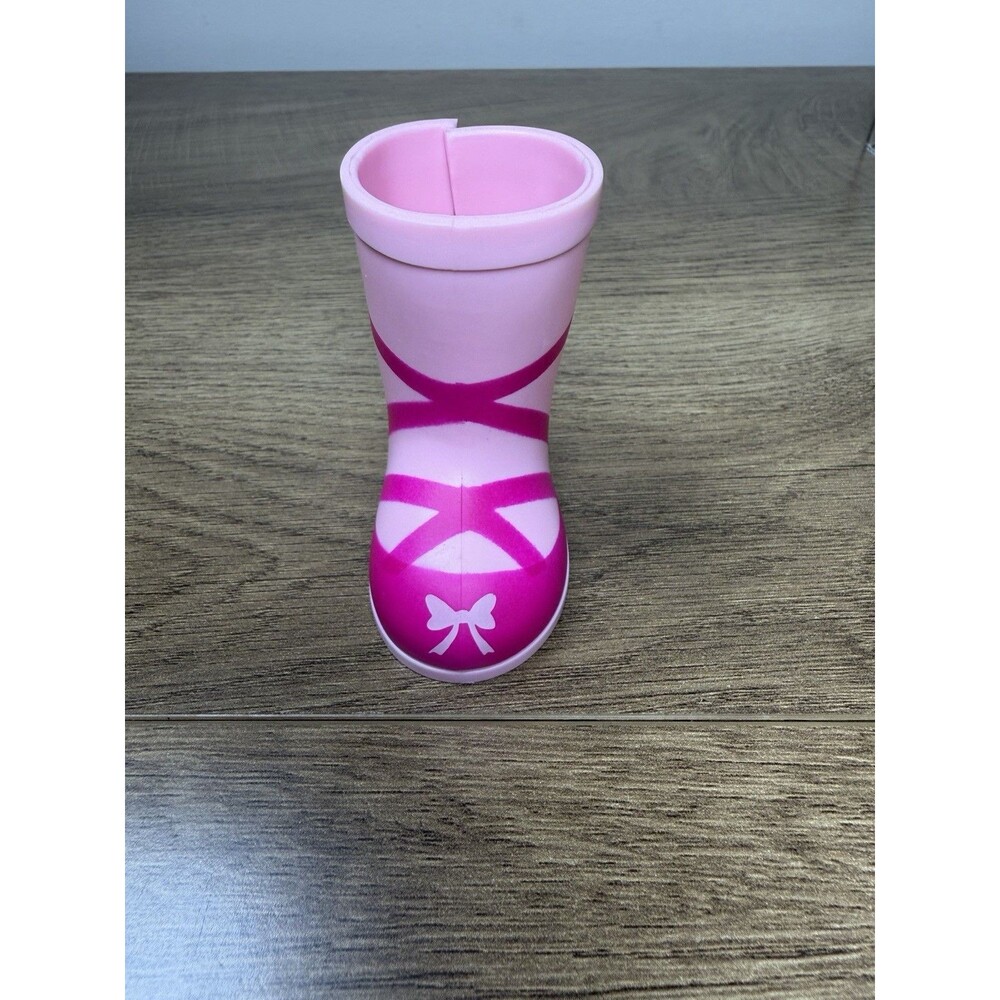 American Girl WellieWishers Emerson Ballet Shoe Pink Bow Replacement Left Only